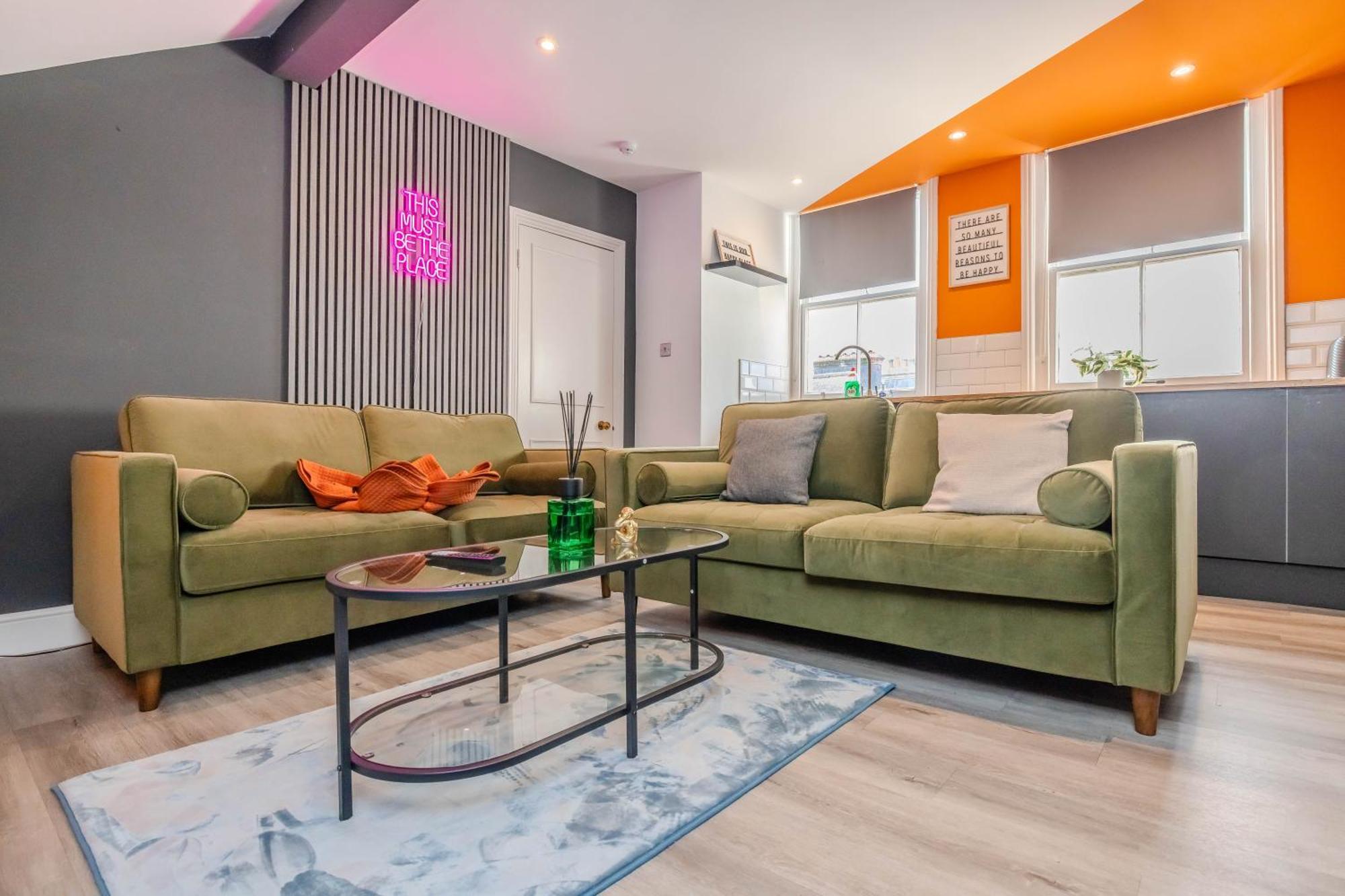 Luxe City Living L 2-Bedroom Flat With Free Parking Brighton Eksteriør bilde