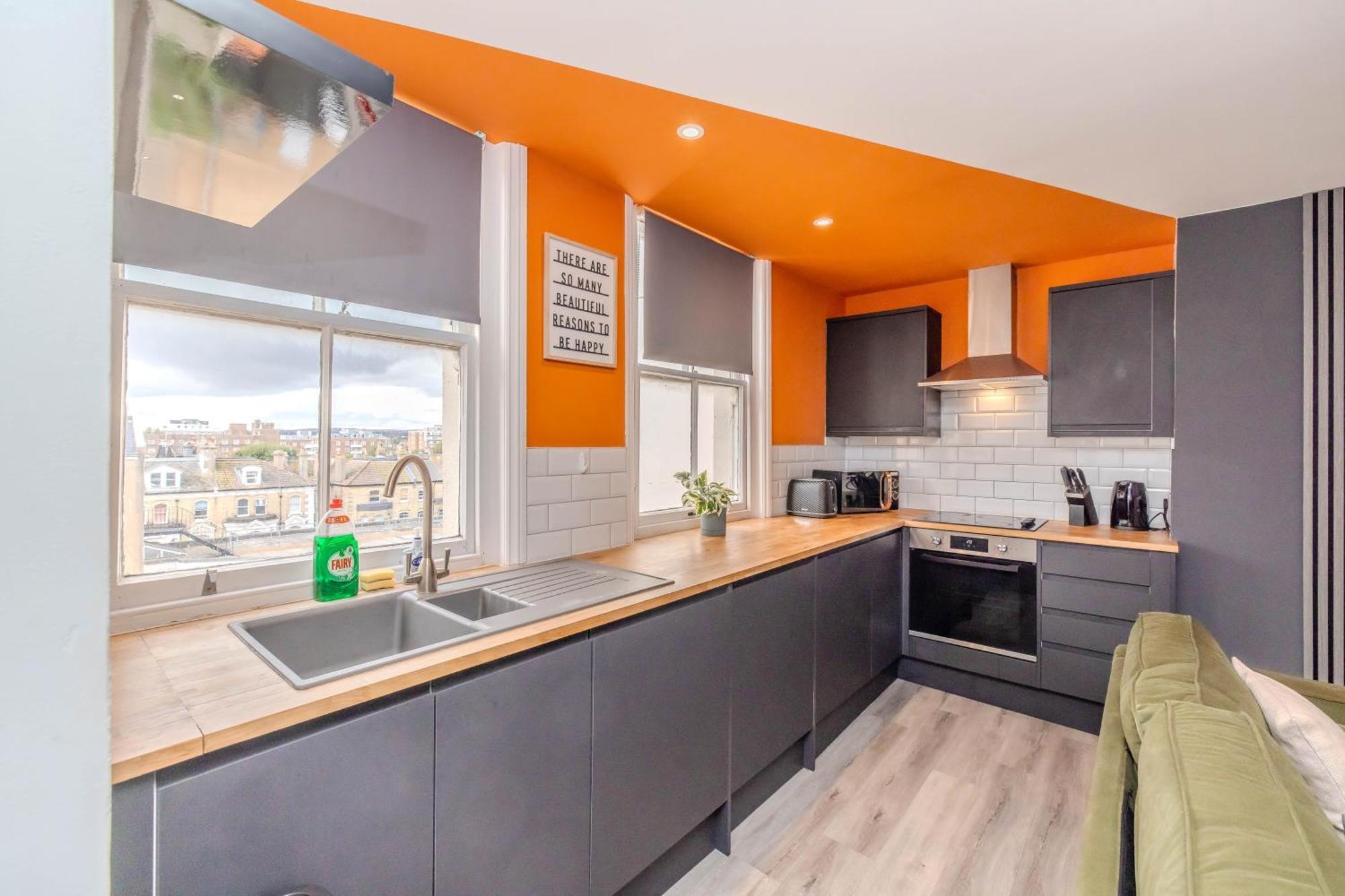 Luxe City Living L 2-Bedroom Flat With Free Parking Brighton Eksteriør bilde